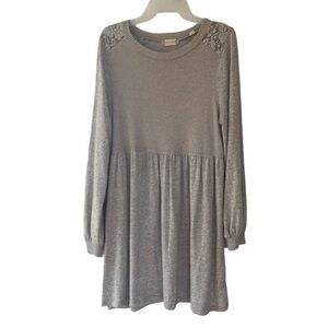 Altar’d State long sleeve dress size L. EUC. Cream color. Lightweight.